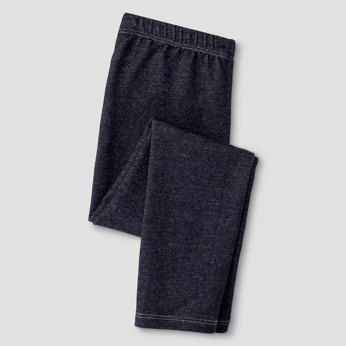 Toddler Girls' Solid Leggings - Cat & Jack™ Indigo 2T: Mid Rise, Skinny Leg | Target