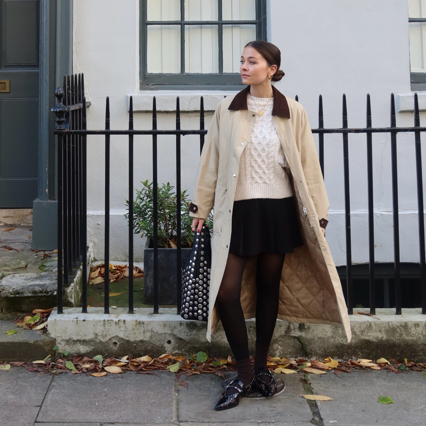 Studded bag
Barn jacket 


#LTKstyletip #LTKwinter #LTKeurope