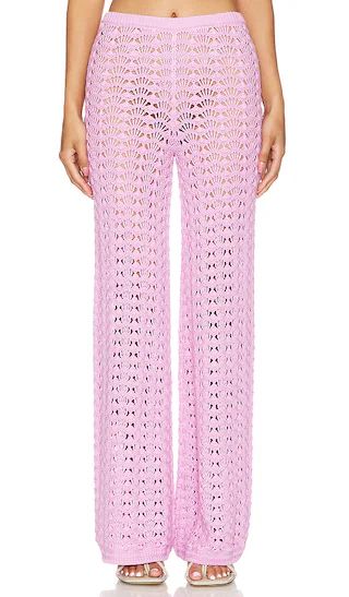 Estie Knit Pants in Pink | Revolve Clothing (Global)