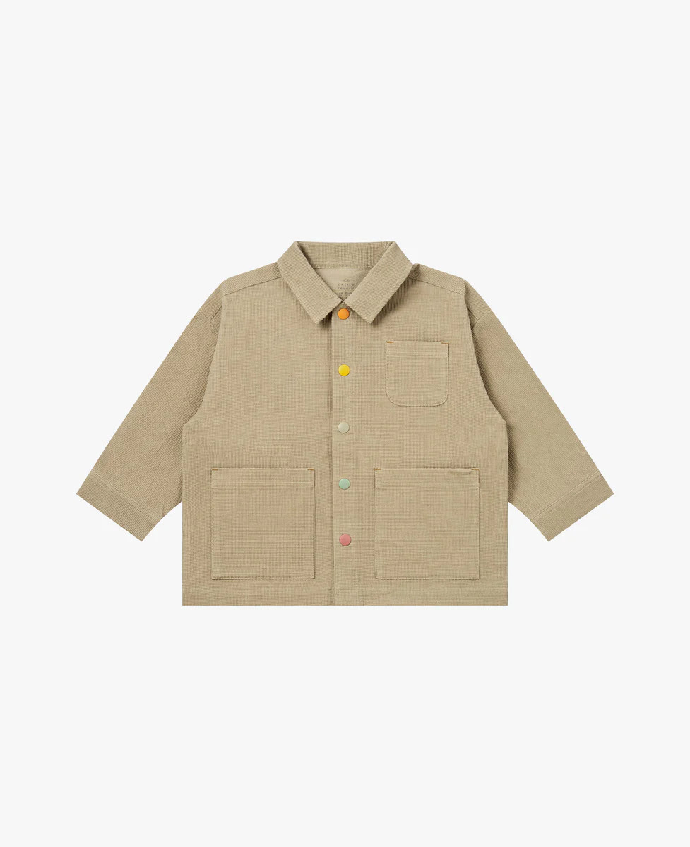 Corduroy Shacket - Oat | Petite Revery