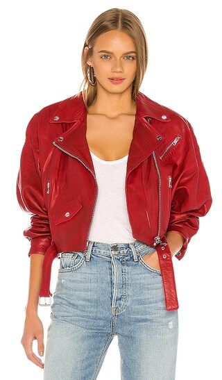 X REVOLVE Dylan Jacket in Red | Revolve Clothing (Global)