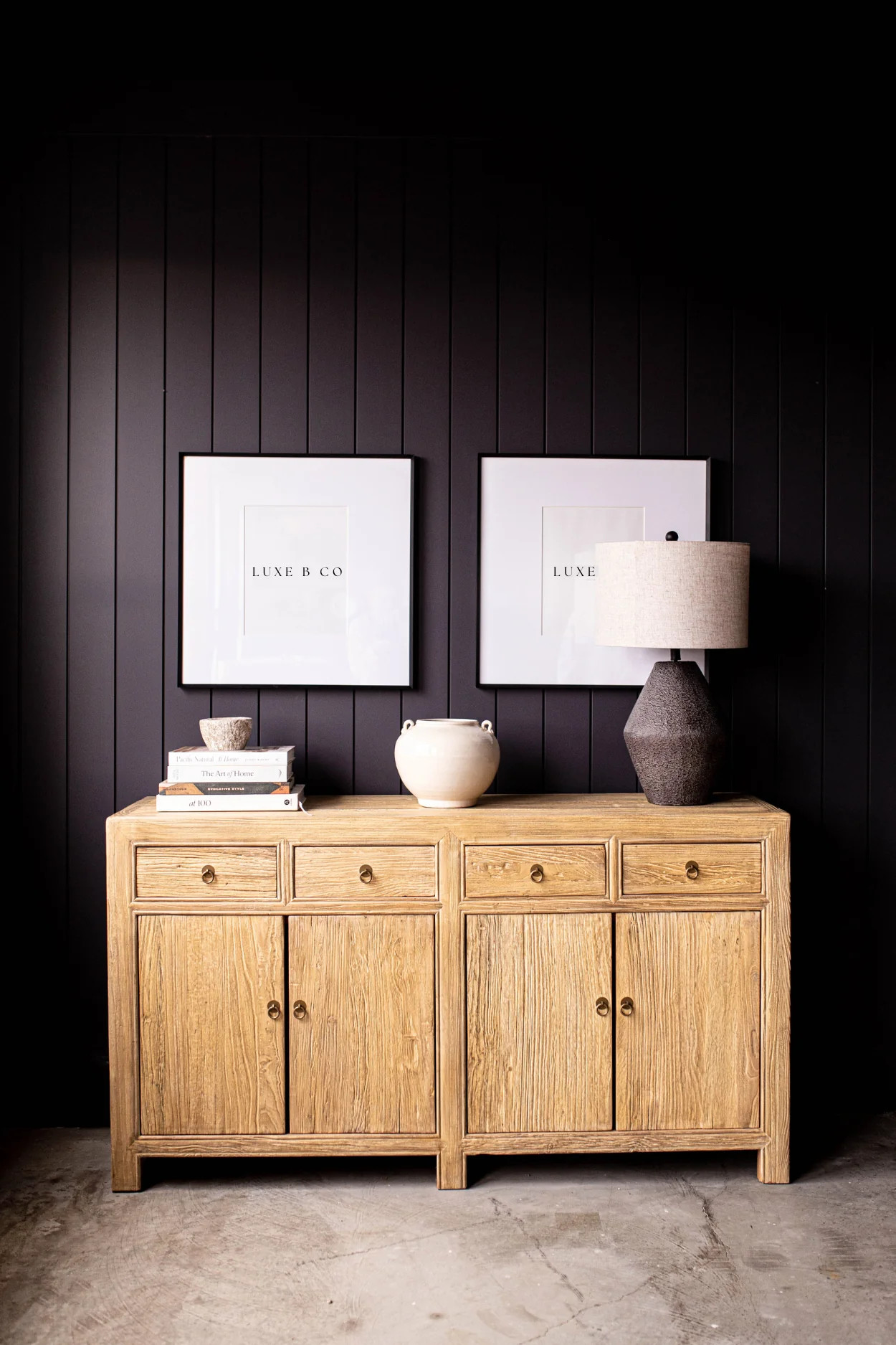 El Dorado Reclaimed Elm Wood Console | Luxe B Co