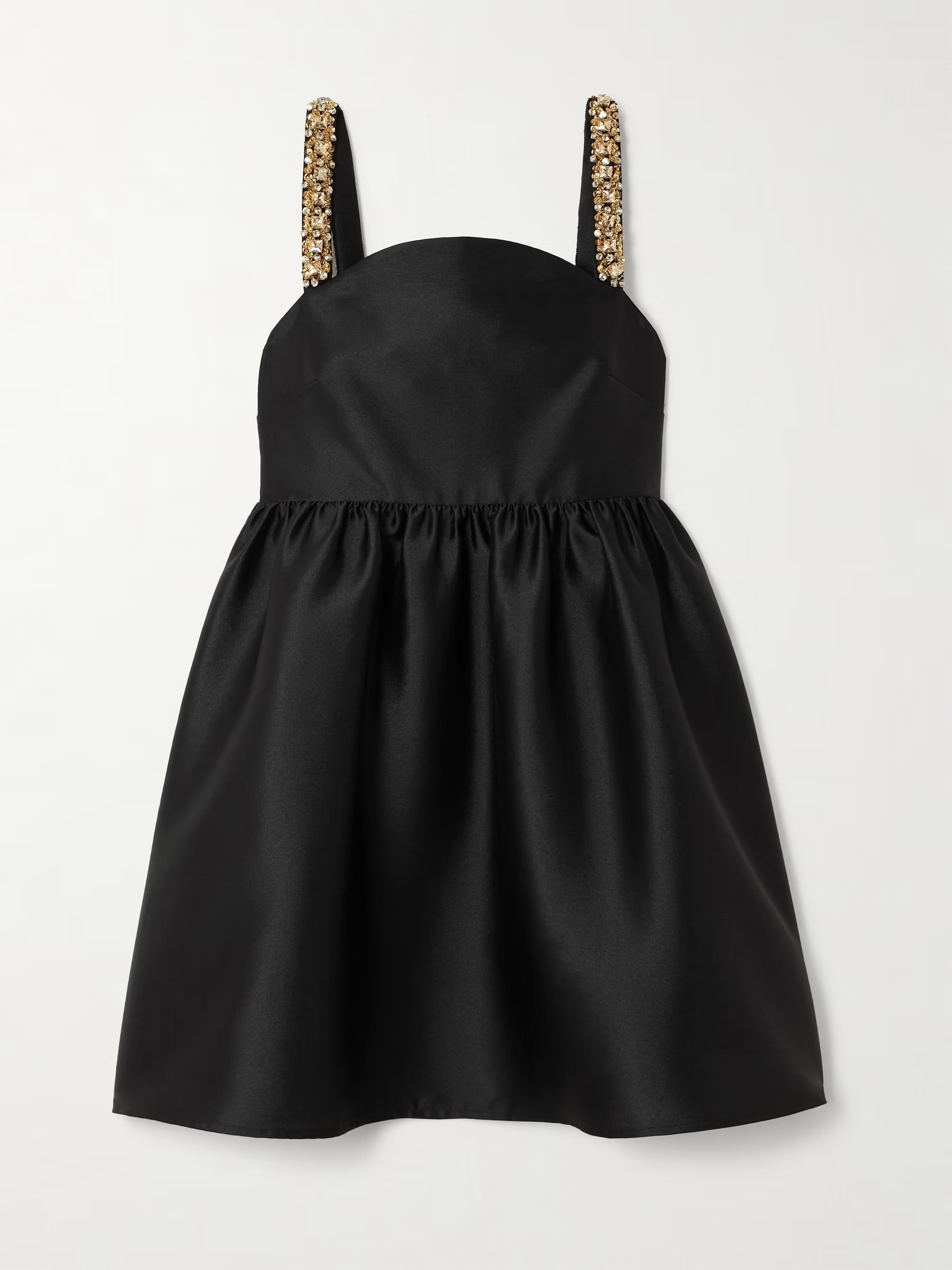Crystal-embellished taffeta mini dress | NET-A-PORTER (UK & EU)
