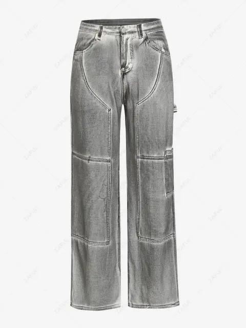 Y2K Aesthetic Low Rise Carpenter Jeans | ZAFUL (Global)