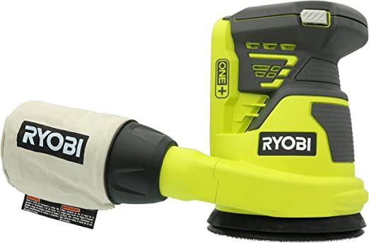 Ryobi P411 One+ 18 Volt 5 Inch Cordless Battery Operated Random Orbit Power Sander (Battery Not I... | Amazon (US)