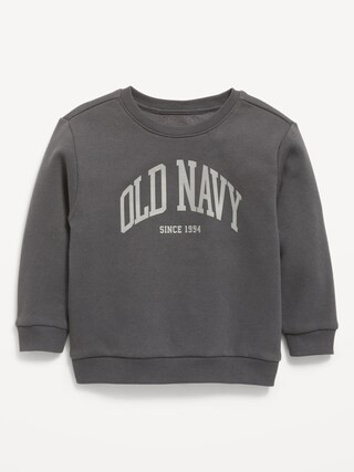 Oversized Logo-Graphic Crew-Neck Sweatshirt for Toddler Boys | Old Navy | Old Navy (US)