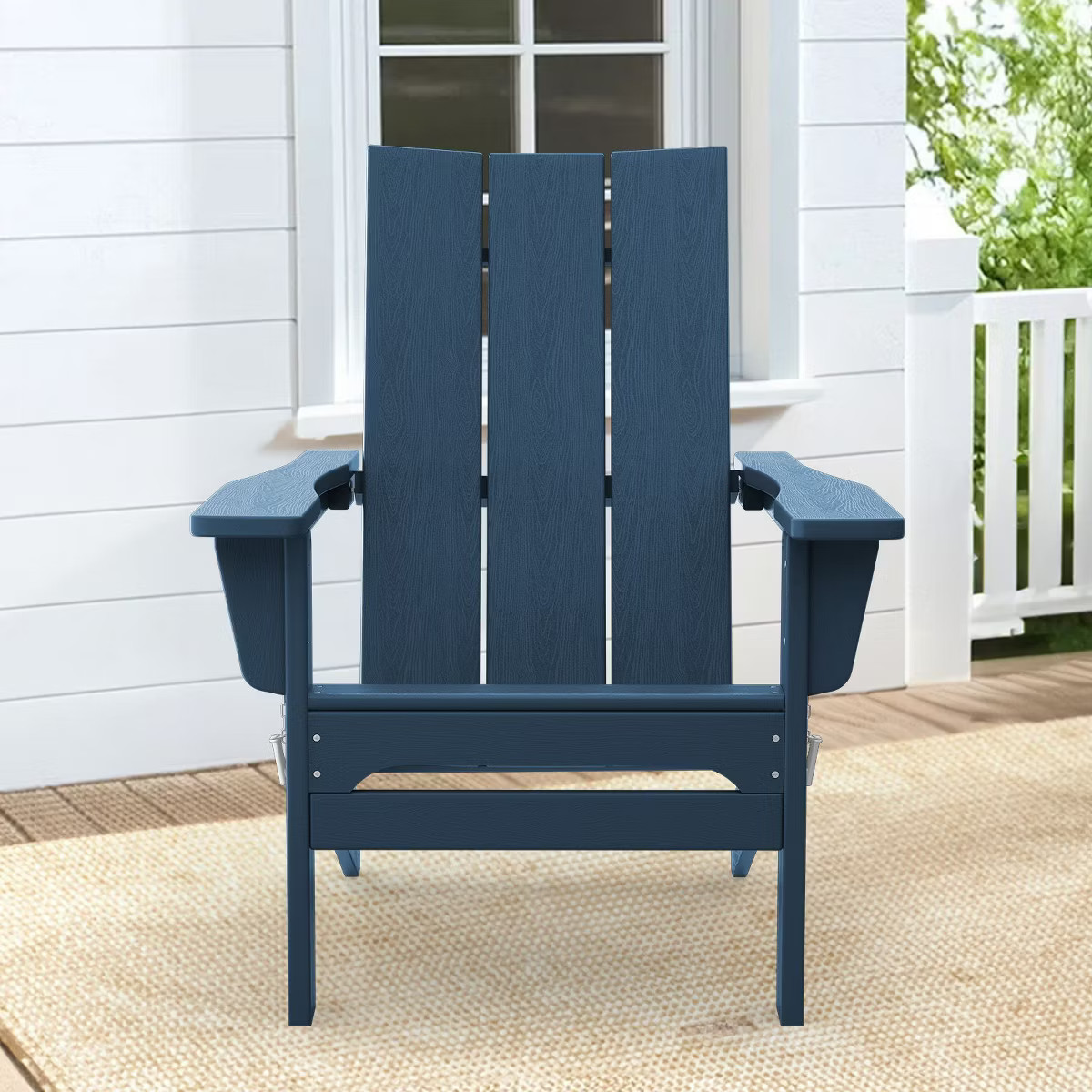 HYLEORY Bruce Plastic Adirondack Chair / Color:Blue | Target