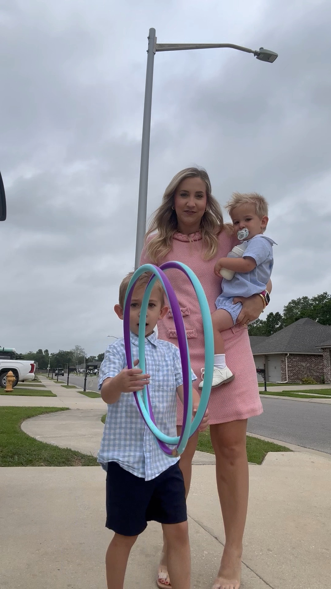 Spring outfit! Dress is posted on my TikTok

#LTKFamily #LTKFindsUnder50 #LTKStyleTip