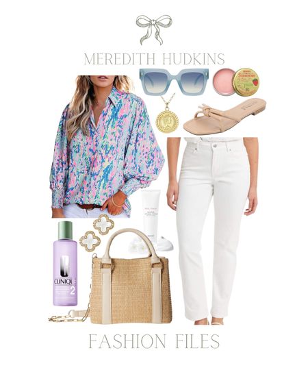 white jeans, levi denim, womens jeans, crop jeans, coin necklace, coastal fashion, woven purse, sunglasses lipstick,Amazon, fashion, women’s fashion, Meredith Hudkins, women’s style spring style summer work outfit, neutral outfit, affordable fashion, casual workwear, classic preppy, timeless traditional nude bow sandals, meredith hudkins 

#LTKfindsunder50 #LTKsalealert #LTKstyletip