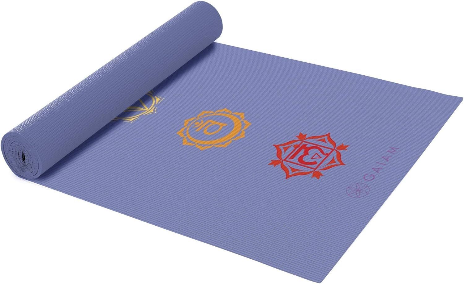 Gaiam Yoga Mat - Classic 4mm Print Thick Non Slip Exercise & Fitness Mat for All Types of Yoga, P... | Amazon (US)