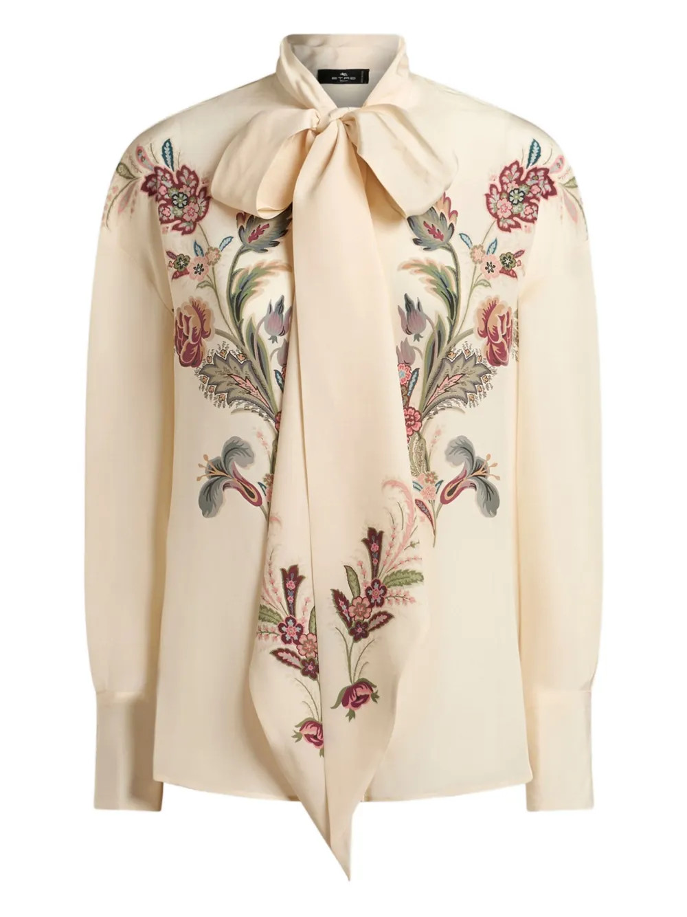 ETRO floral-print Blouse | Neutrals | FARFETCH | Farfetch Global