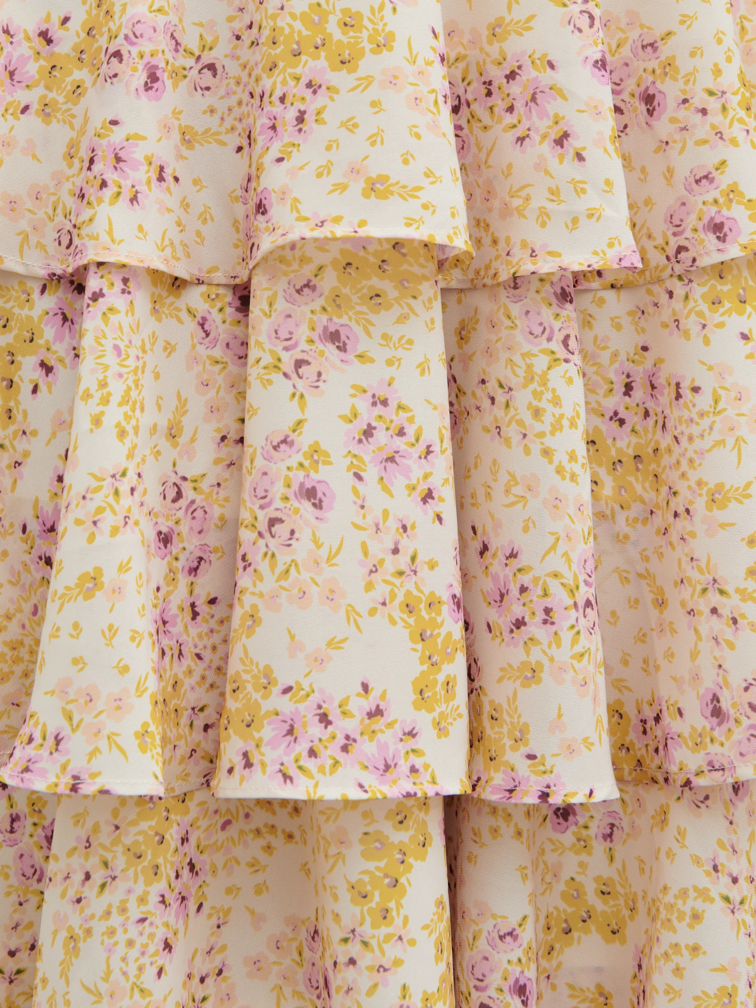 Fiore Tie Ruffle Midaxi Dress | Pretty Lavish (UK)