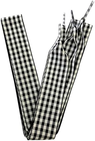 Goodlace 1 Inch Wide Fantastic Flat Checkered Shoelaces Fabric Ribbon Plaid Shoe Laces for Sneake... | Amazon (US)