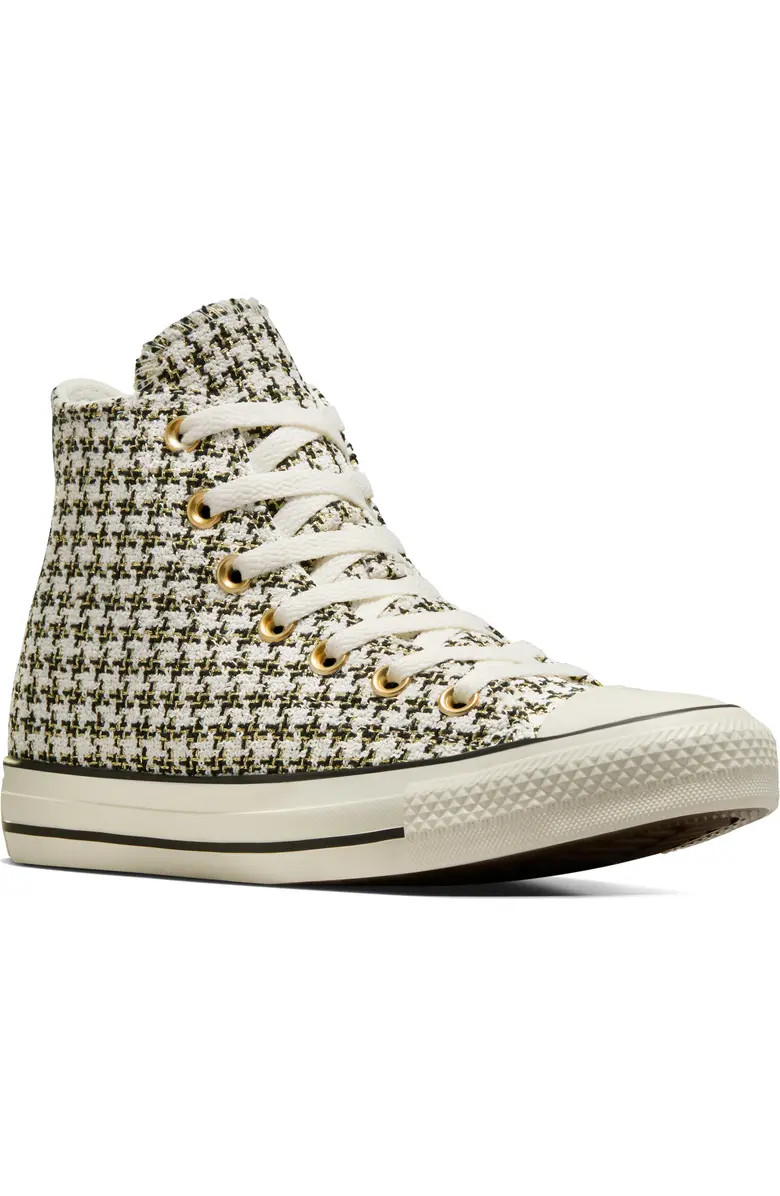 Chuck Taylor® All Star® Houndstooth High Top Sneaker (Women) | Nordstrom