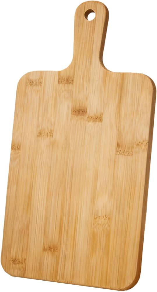 ZeQi Bamboo Cutting Board with Handle (16"L x 7.8"W), Wooden Cutting Boards, Chopping Board, Char... | Amazon (US)