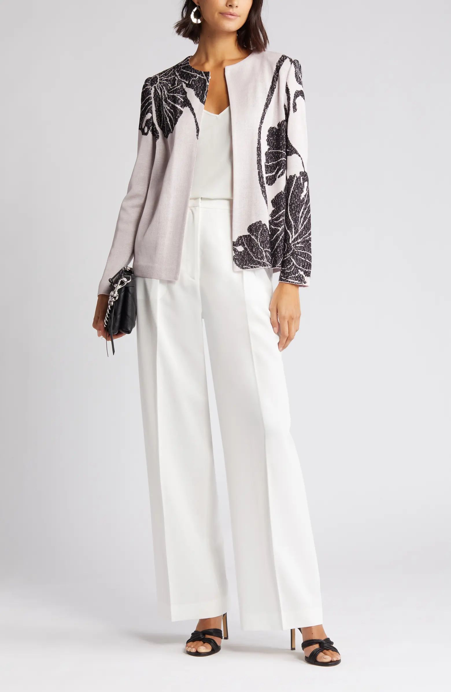 Statement Floral Jacquard Knit Jacket | Nordstrom