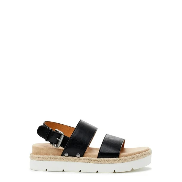 Time and Tru Women's Comfort Flatform Sandals | Walmart (US)