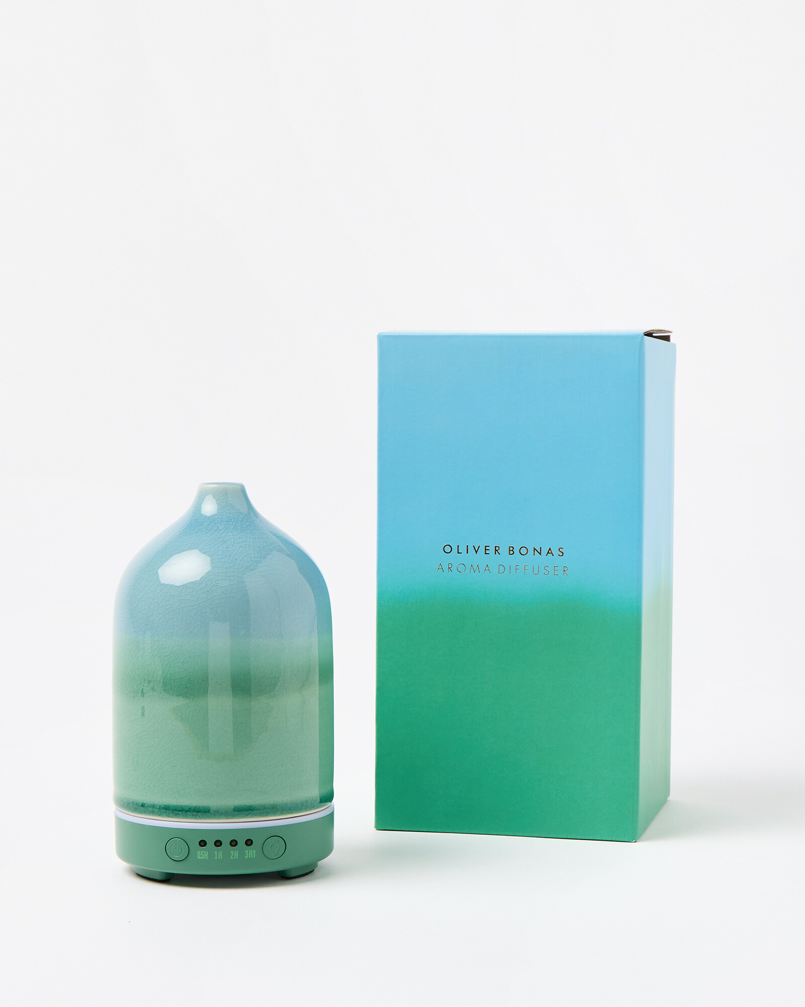 Ceramic Blue Ombre Oil Electric Aroma Diffuser | Oliver Bonas | Oliver Bonas (Global)