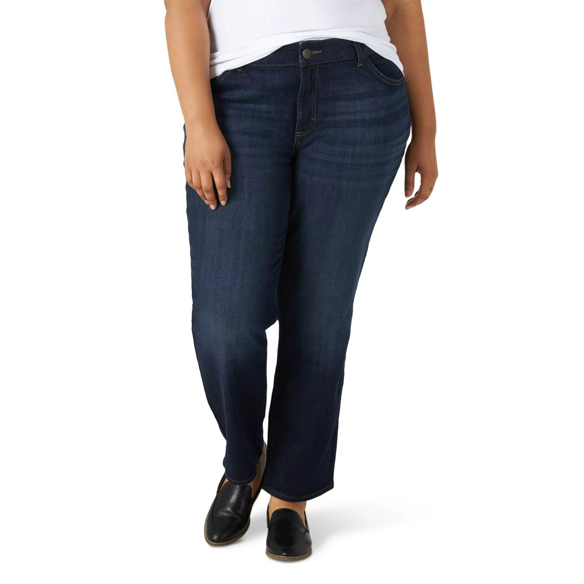 Lee Women's Plus Straight Leg Jean | Walmart (US)