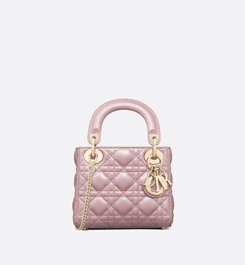 Mini Lady Dior Bag Lotus Beaded Cannage Lambskin - Bags - Women's Fashion | DIOR | Dior Beauty (US)