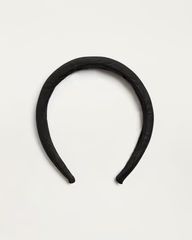 Marina Puffy Headband Black | Loeffler Randall