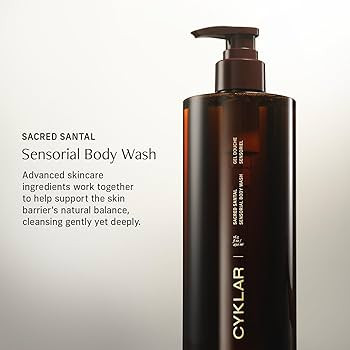 CYKLAR Sensorial Body Wash. Sacred Santal Hydrating Cleanser with Moisture Locking Multi-Oil Comp... | Amazon (US)