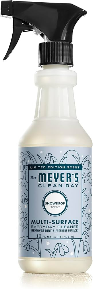 MRS. MEYER'S CLEAN DAY All-Purpose Cleaner Spray, Snowdrop, 16 fl. oz | Amazon (US)