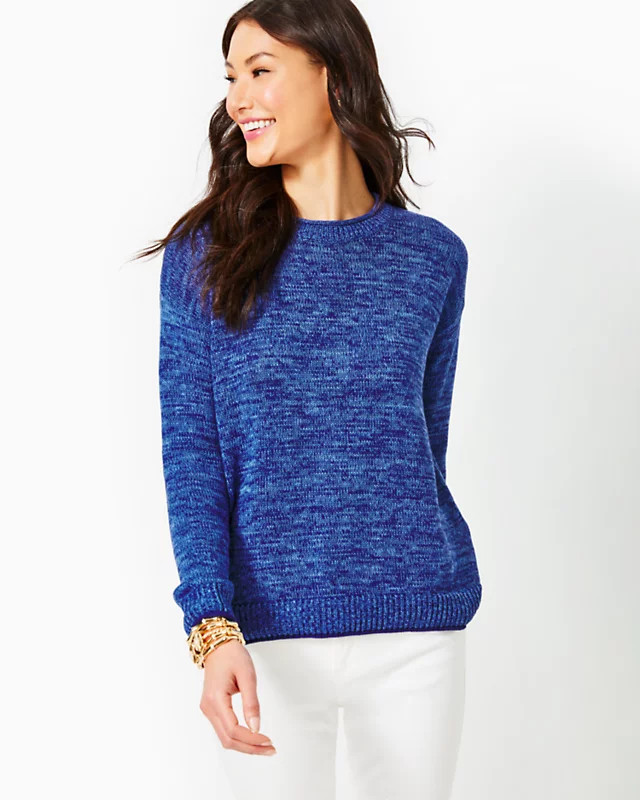 Bayport Cotton Crew Sweater | Lilly Pulitzer