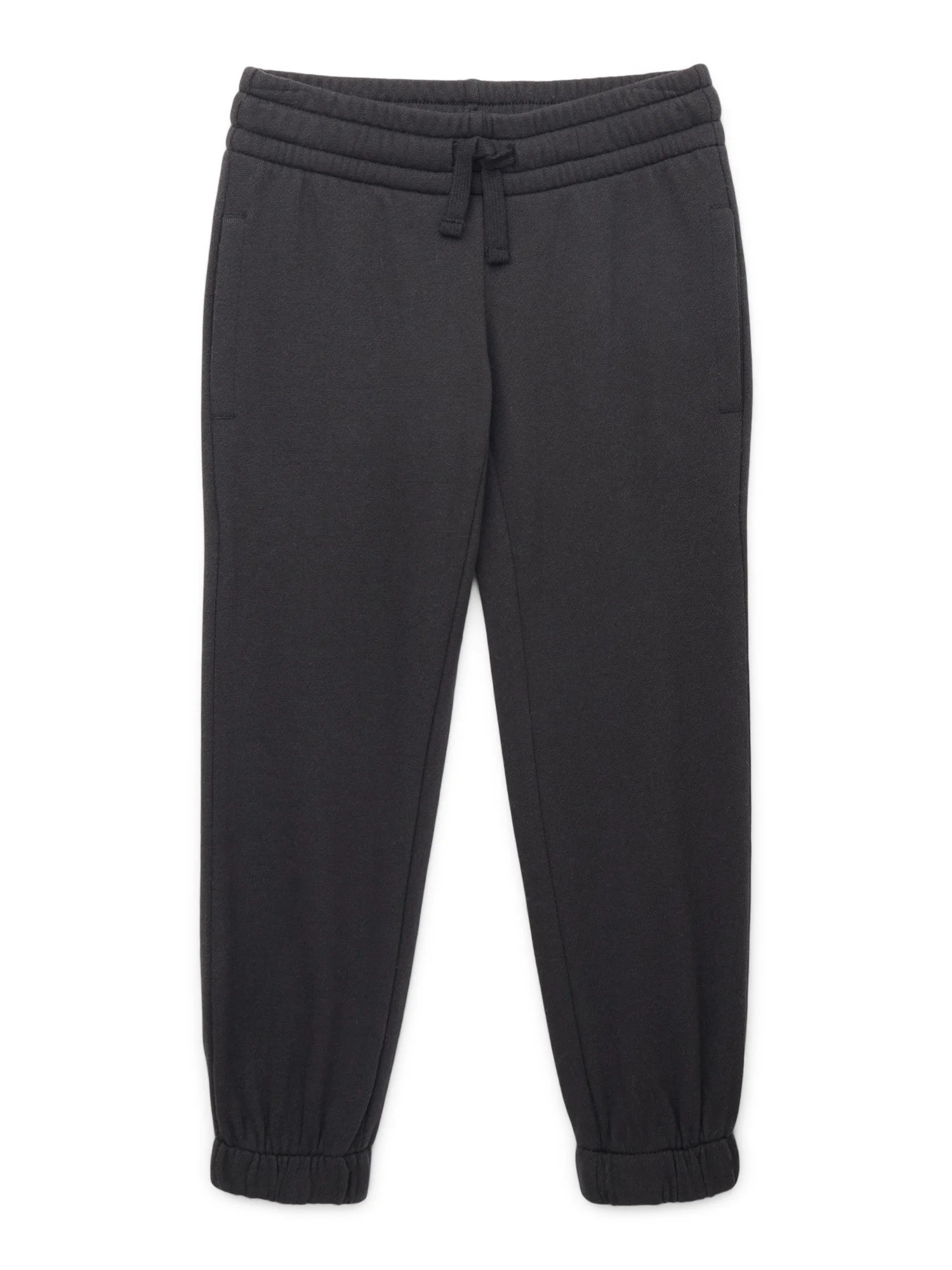 Athletic Works Little and Big Girls Fleece Jogger Sweatpants, Sizes 4-18 & Plus | Walmart (US)