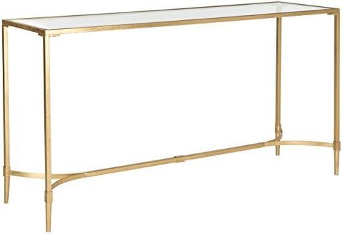 Safavieh Home Collection Antwan Gold Console Table | Amazon (US)