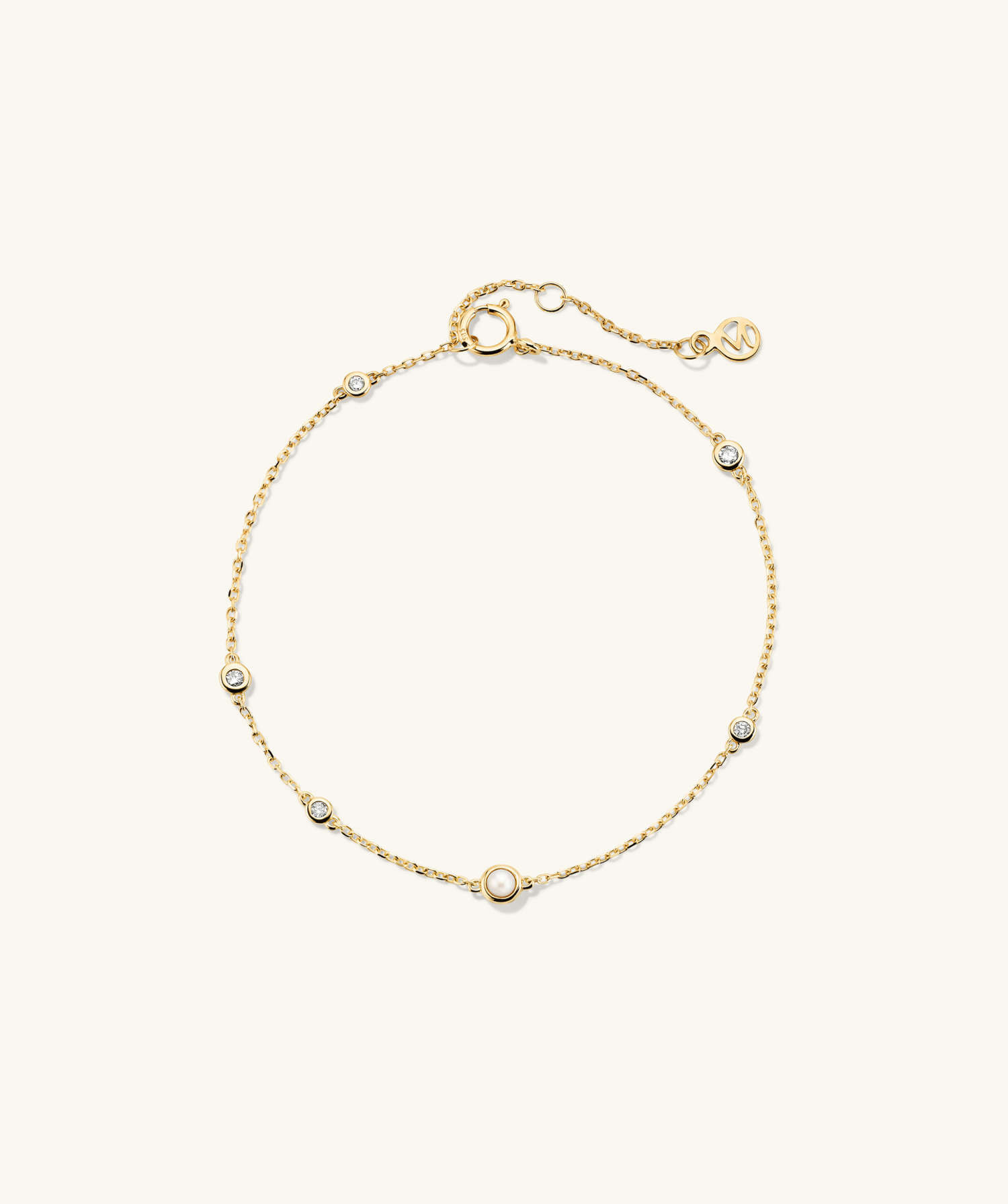 Multi Gemstone Station Bracelet | Mejuri (Global)