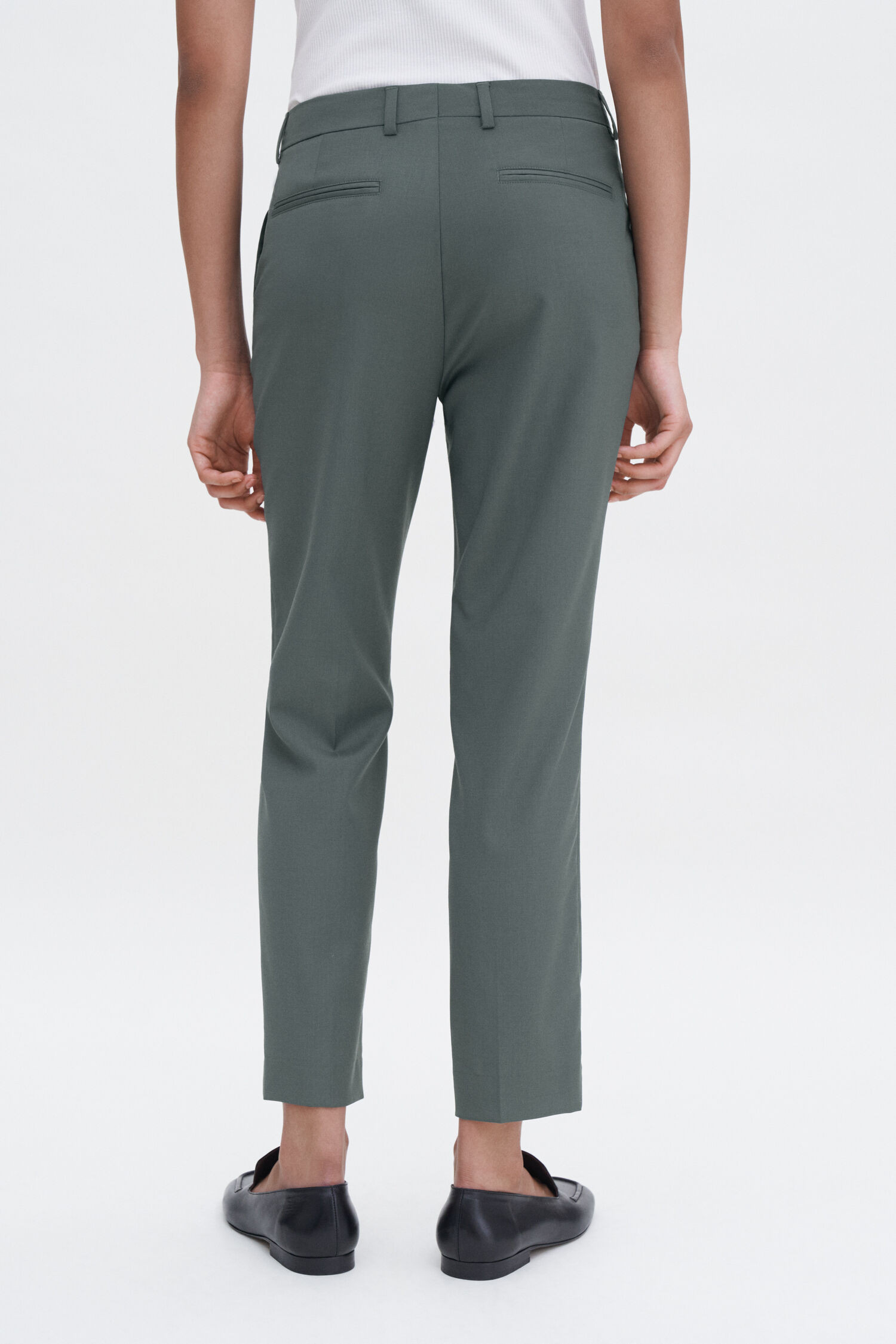 Emma Cropped Cool Wool Trousers | Filippa K