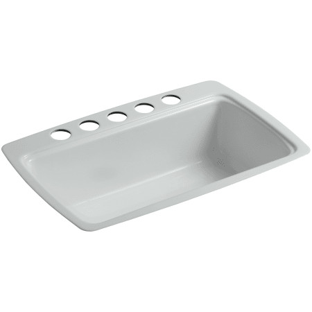 Kohler K-5864-5U-95 Ice Grey Cape Dory 33" Single Basin Under-Mount Enameled Cast-Iron Kitchen Sink | Build.com, Inc.