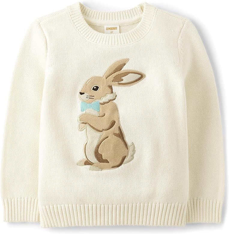 Gymboree,and Toddler Long Sleeve Sweaters,White Bunny,12 | Amazon (US)