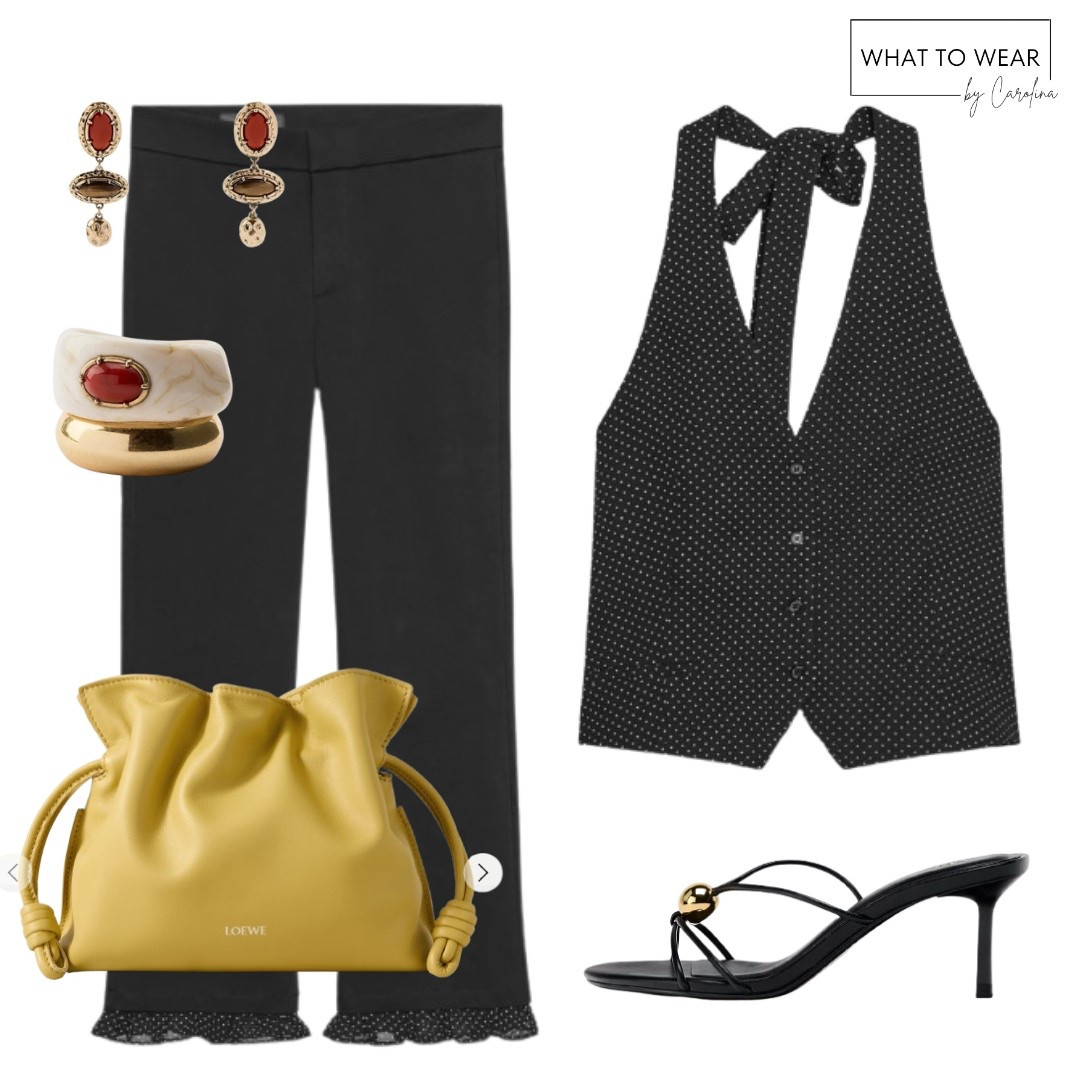 Capri and polka dot waistcoat 
#zara #zarawomen #zaranew #zaratop #polkadot

#LTKFindsUnder100 #LTKFindsUnder50 #LTKStyleTip