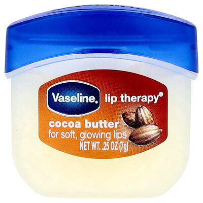 Vaseline, Lip Therapy®, Cocoa Butter, 0.25 oz (7 g) | iHerb