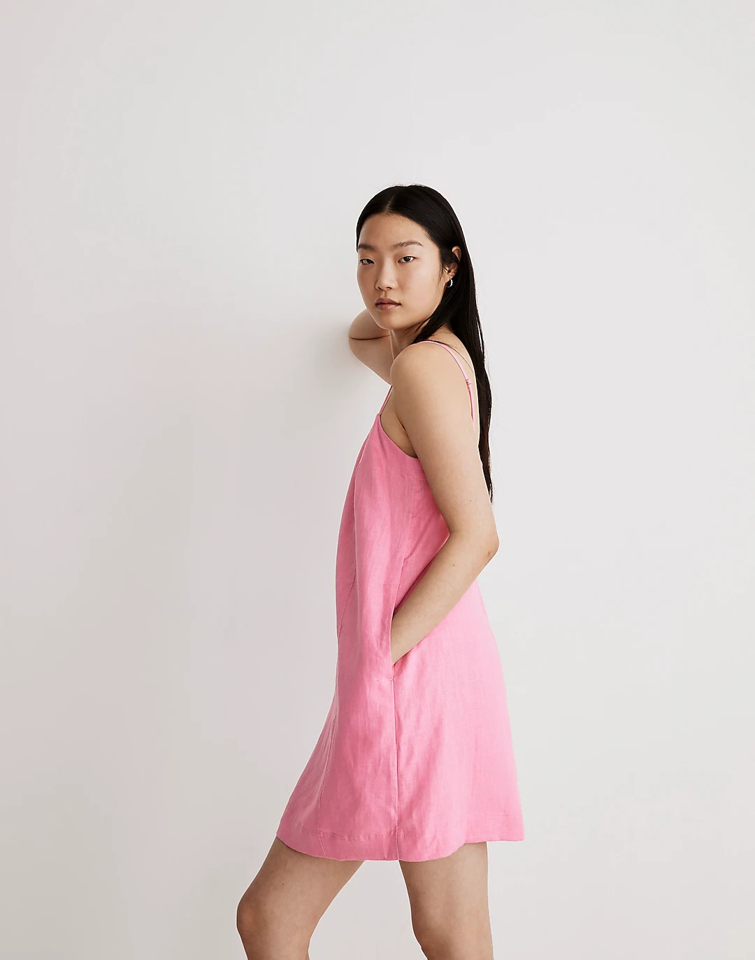 Goldie Mini Dress in 100% Linen | Madewell