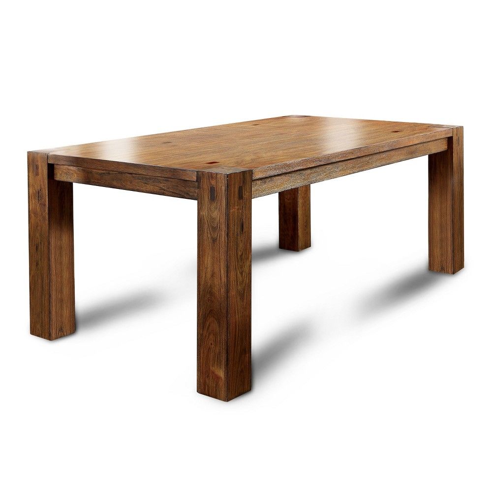 Arsenio Sturdy Wooden Dining Table Dark Oak - HOMES: Inside + Out | Target
