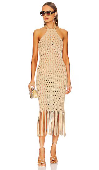 Rubi Knit Coverup in Light Camel | Revolve Clothing (Global)