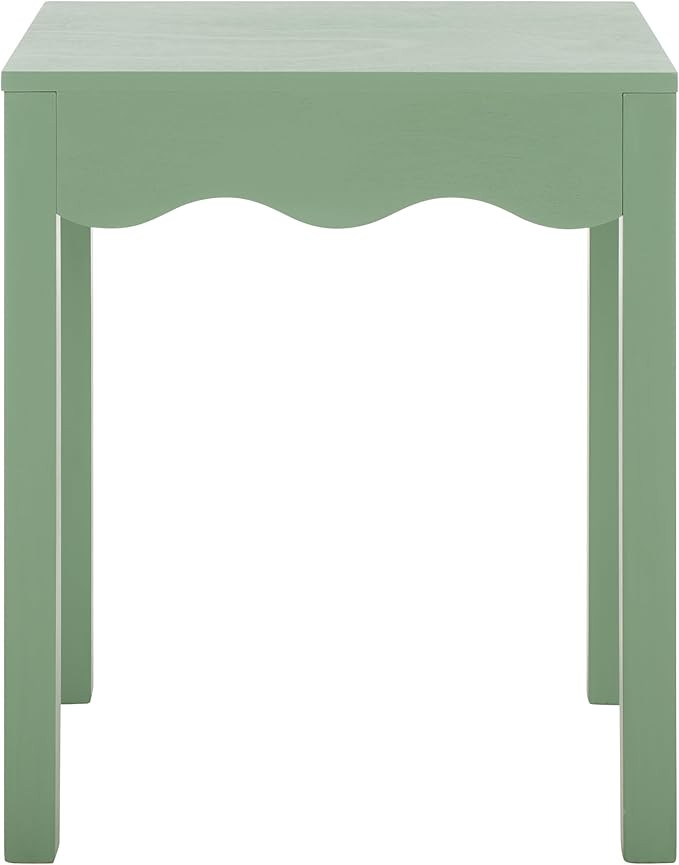 SAFAVIEH Home Collection Litith Sage Square Wave Accent Table | Amazon (US)
