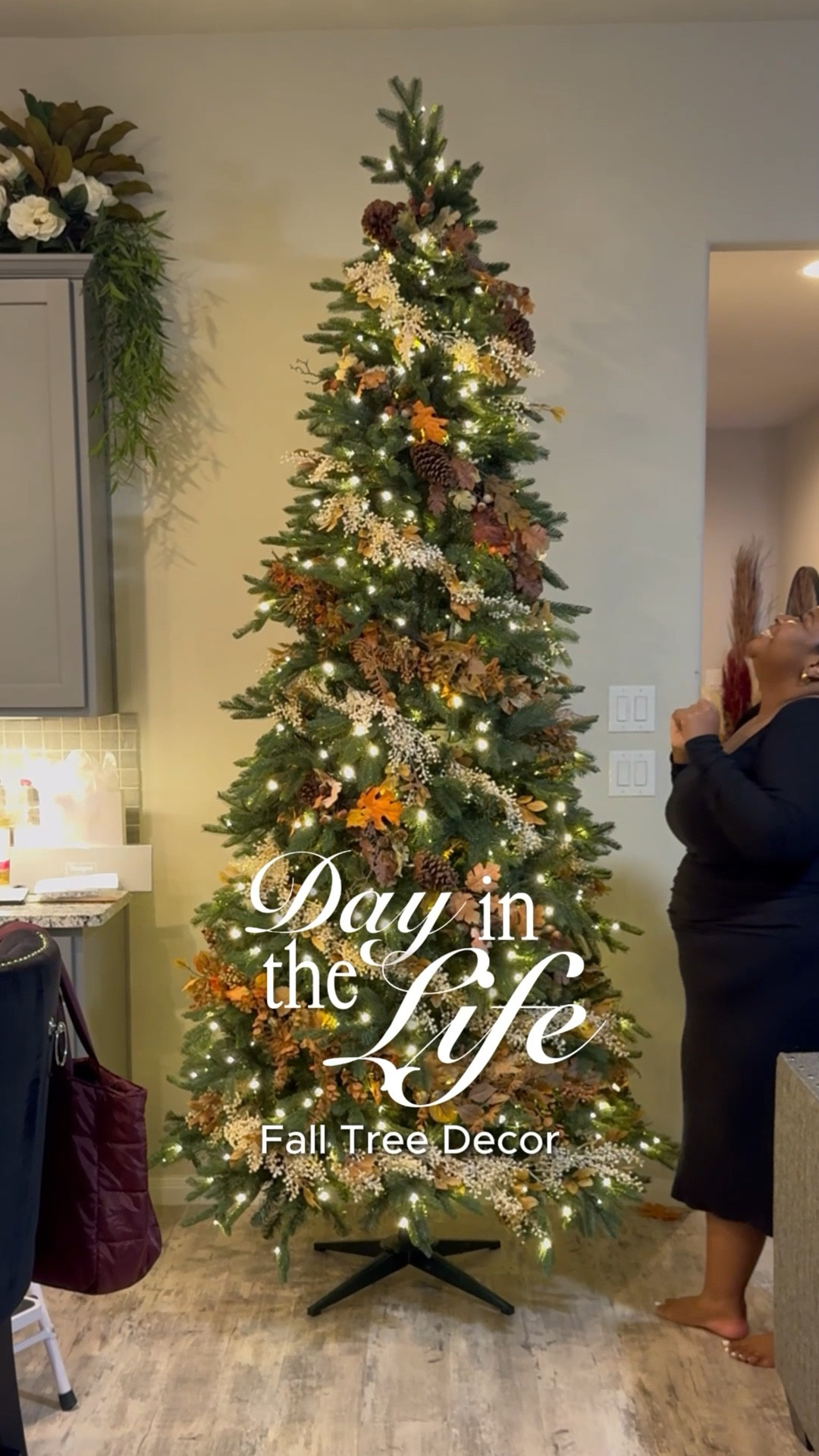 Fall Christmas Tree🎄 Get your Christmas tree up earlier by decorating it with fall decor! Sharing some fall decor finds.

Walmart decor. Pre-lit Christmas tree. Fall garland. Ladder. Home decor. Fall finds. Walmart home finds.

#LTKFamily #LTKSeasonal #LTKHome