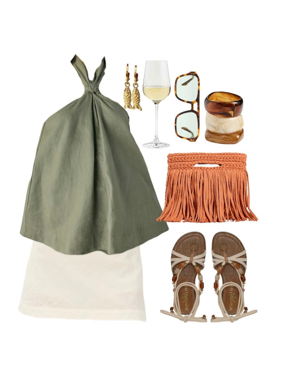 Reposting this outfit inspo! Sunnies are the Alex from Jimmy Fairly