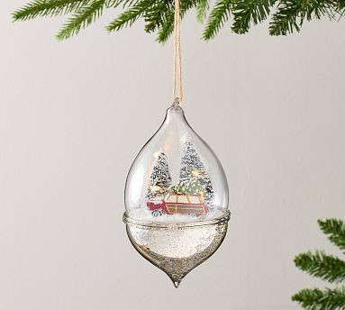 Lit Cloche Ornament | Pottery Barn (US)