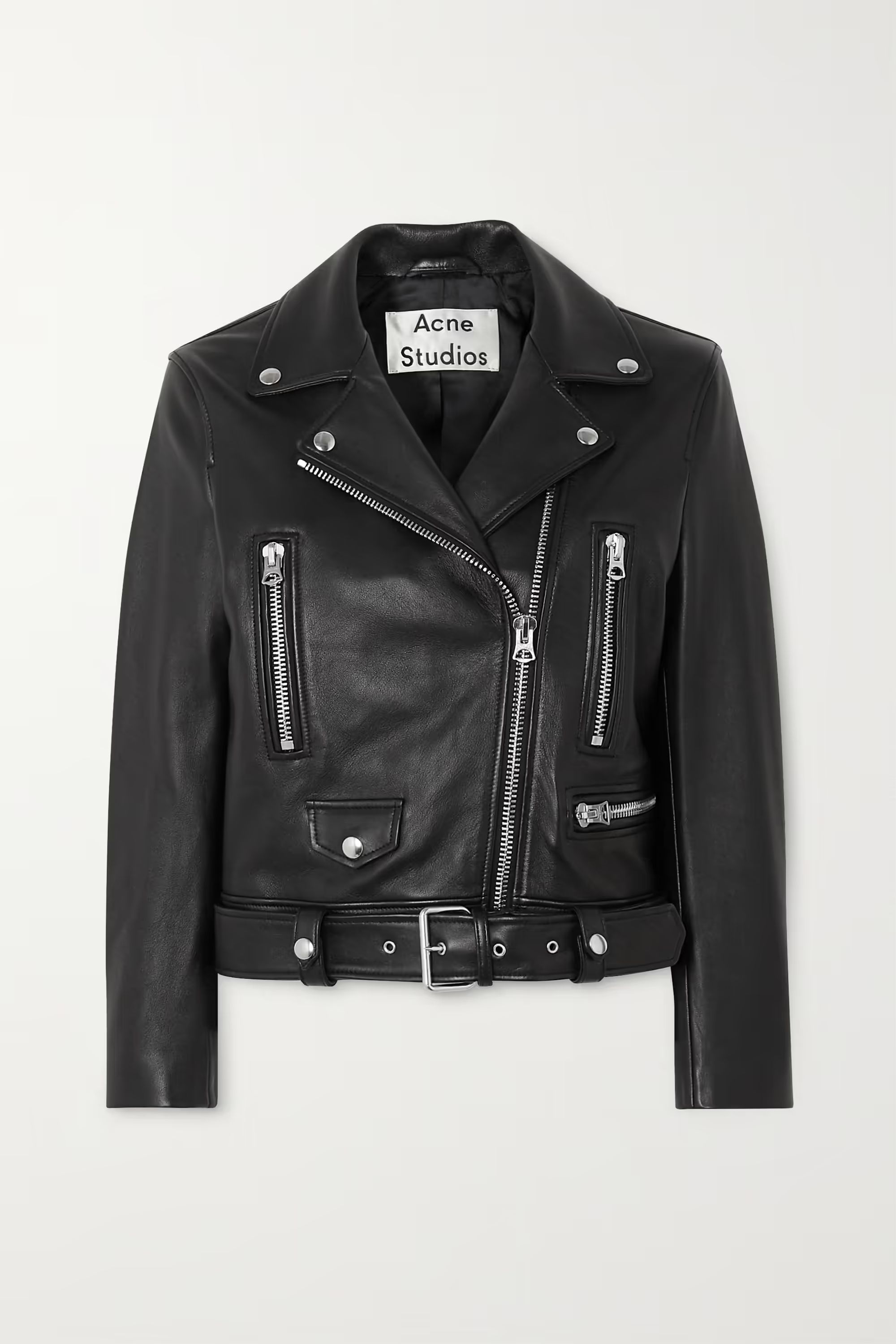 Leather biker jacket | NET-A-PORTER (US)