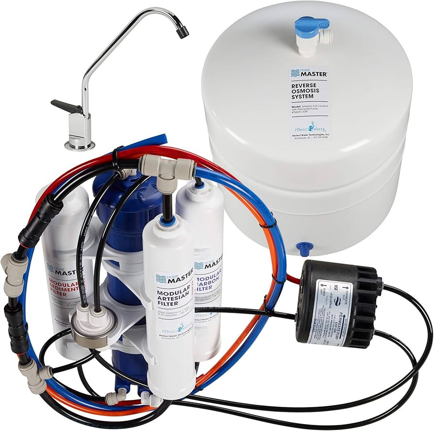 Home Master TMAFC-ERP Artesian Full Contact Reverse Osmosis System, 7-Stages, Patented 2-Pass Alk... | Amazon (US)