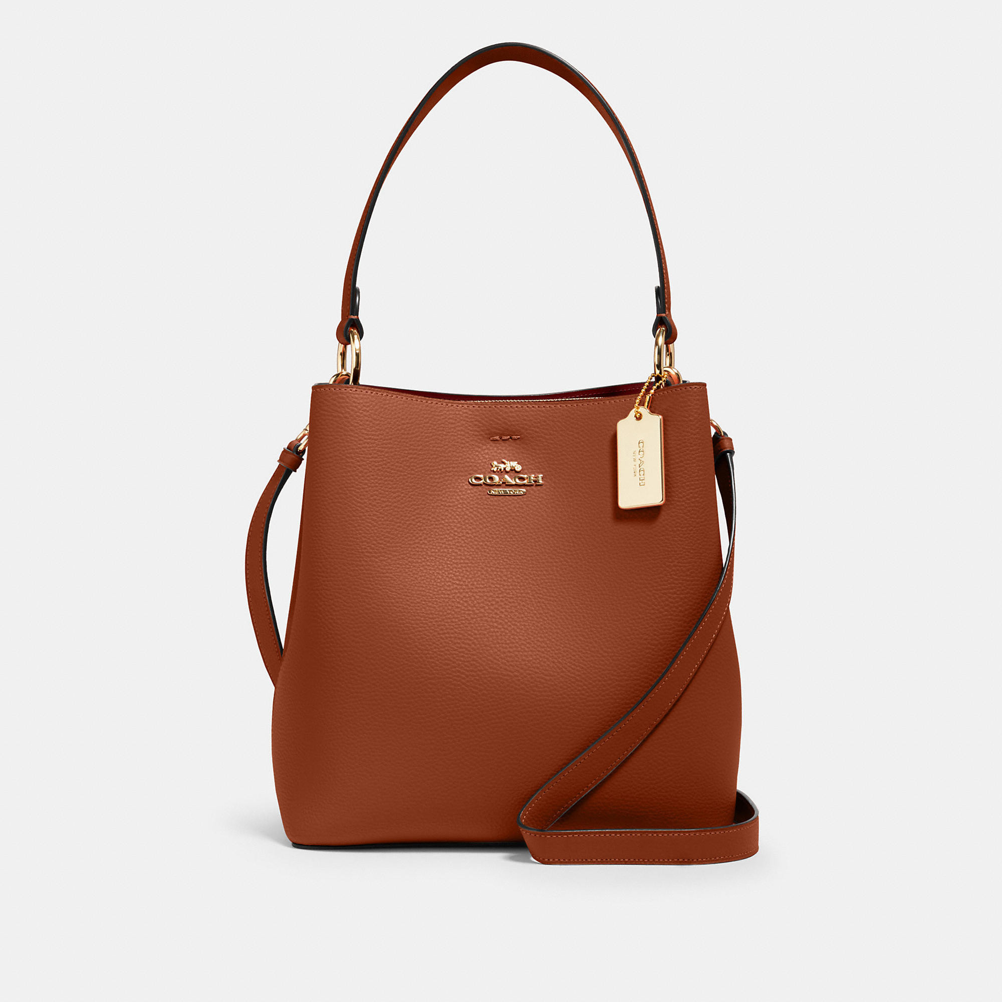 Coach Town Bucket Bag - Women's - Im/Redwood/1941 Red | Coach Outlet US
