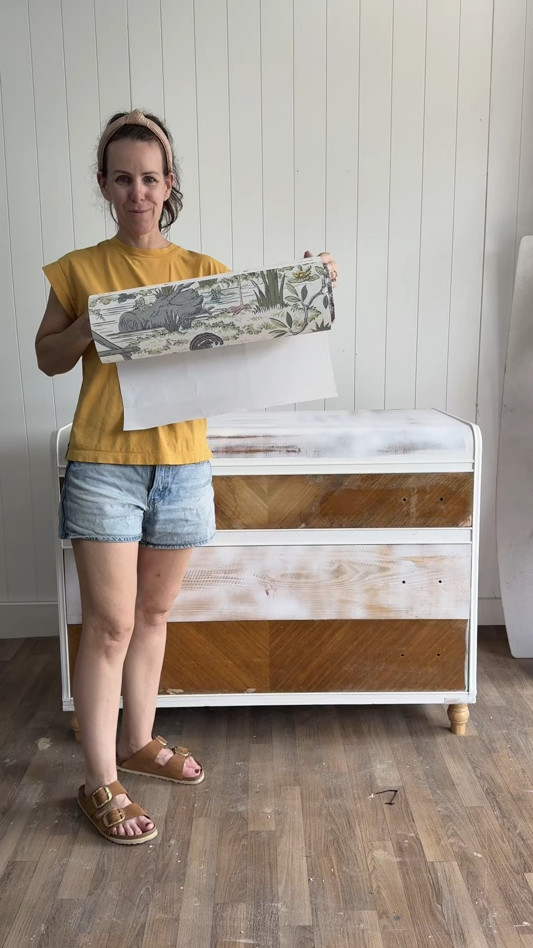 #Ad From $40 disaster to a $2,000-looking Anthropologie dupe 😍✨

You would NEVER believe what this dresser looked like when I found it… covered in dirt, spider eggs 🕷️, and I’m pretty sure there was pee soaked into the bottom 🤢. But I saw the potential.

We deep cleaned everything, cut off the damaged bottom, painted all the trim, and then the REAL magic happened 👏 — I used the gorgeous peel-and-stick wall covering from Artscape to completely transform it into this high-end statement piece.

Now it looks like something straight out of Anthropologie for a fraction of the price. This is why I love furniture flipping — giving forgotten pieces a whole new life 🖤

Want to recreate this look? I linked the exact Artscape peel-and-stick design plus my favorite furniture flip tools and products in my LTK — shop everything through the link in my bio ✨

Honestly… how much would YOU pay for this makeover? 👀

#FurnitureFlip #AnthropologieDupe #DIYHomeDecor #LTKHome #Ad