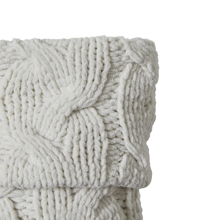 My Texas House Monte Medias Navideñas de Punto Trenzado Gris 20" x 10" (2 Unidades) | Walmart (US)