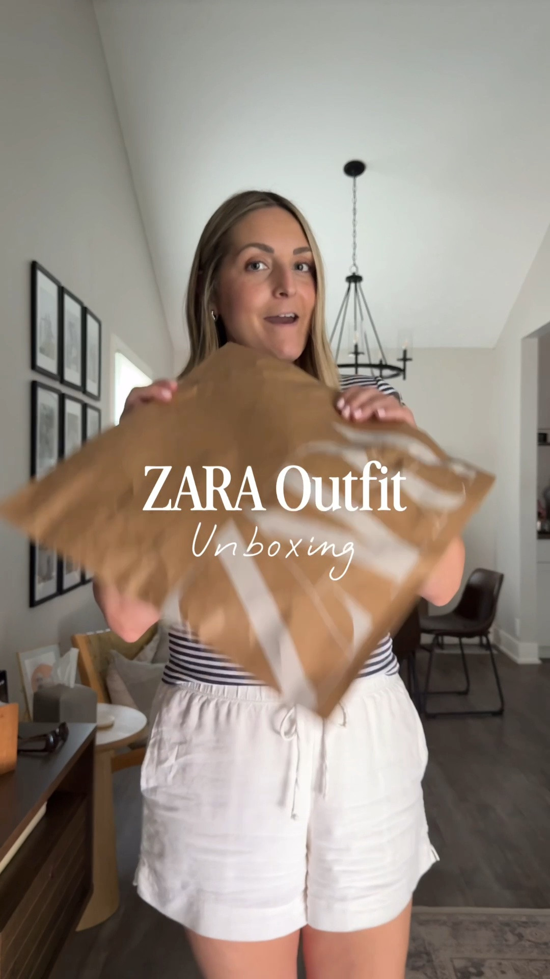 Chic & neutral matching set from Zara!  Perfect as a beach coverup but also as an actual outfit. 

In size mediums in both top and pants. 
@Zara

#LTKootd #LTKgrwm