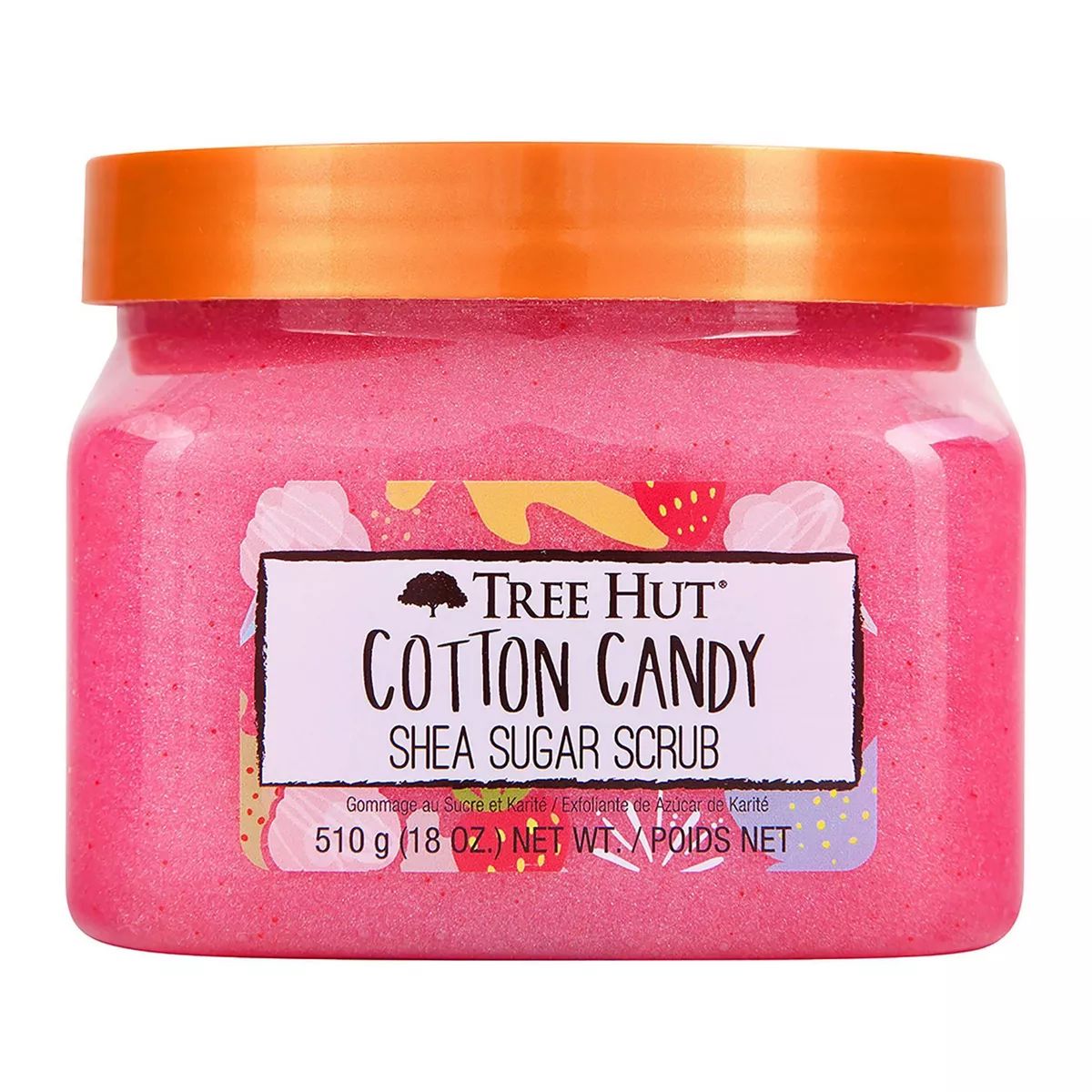 Tree Hut Cotton Candy Shea Sugar Body Scrub - 18 oz | Target